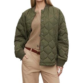 Velvet Women's Carie Jacket, Army, Green, M