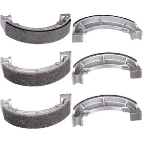 ECCPP Brake Shoes Fits for 1986-1988 Kawasaki Bayou 185 KLF185A, 1988-2002 Kawasaki Bayou 220 KLF220A, 2003-2010 Kawasaki Bayou 250 KLF250A, 705 * 706 Front and Rear Brake Shoes