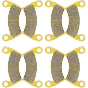 Front & Rear Brake Pads Fits for Polaris RZR XP 1000 EPS 2014 2015 2016 2017 2018 2019 2020 2021 2022 & 2014-2021 RZR 1000 XP 4 Except Premium Edition, Replace 1911228/1912508/2205949 (4 Sets)