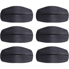 SUPVOX Silicone Bra 6pcs Silicone Shoulder Pads Bra Strap Cushions Holder Non Slip Shoulder Protectors for Woman Girl Black Bra Extender 2 Hook