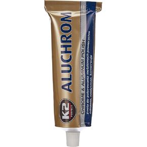 K2 Aluchrom Rim Polish Excellent Paste for Cleaning&Polishing All Metal Surfaces(Aluminium Silver Gold Bronze Stainless Steel) Ideally for Aluminum Hub Cover Alloy Rims