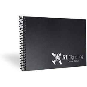 RC Flight Log Classic Edition Logbook for Remote Control Airplane Helicopter Quadcopter Drone
