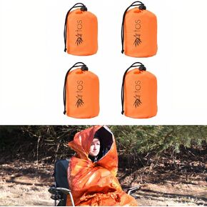 Hooded Emergency Bivy Sack Survival Sleeping Bag| Thermal Blanket | Waterproof Breathable| for Camping, Hiking and Any Outdoor Activities.