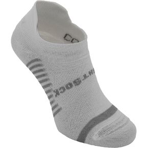 Wrightsock CoolMesh II Tab Running Socks for Men and Women – Cushioned, Eco-Friendly and Anti Blister Socks with our Patented Double Layer Design - American Made, No Blisters Guaranteed