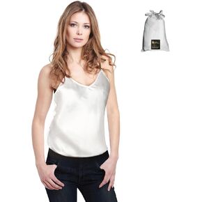 Luxury Artisan Silk Camisole for Women, Pure Mulberry Silk Cami, Silk Tops