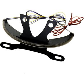 LED Fender Turn Signal Kit Smoked Lens&Tag Light&Bracket For Victory 2003-2017