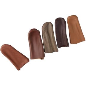 20Pcs Leather Thimble Finger Protectors Needle Felting Knitting Leather Finger Hand Craft Sewing Needlework