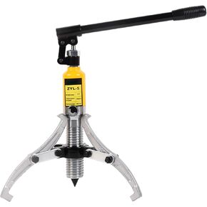 Doppy 5 Ton Hydraulic Gear Puller, Adjustable 2 or 3 Jaws Bearing Hub Separator, for Pulling Hubs, Gears, Bearings, Hydraulic Puller Separator Tool Set