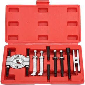 Bearing Puller Kit, Bearing Separator, Bearing Puller Set, 9pcs Bearing Separator Puller Set Portable Bearing Removal Tool Kit Metal Bearing Splitter