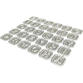 Carbon Steel Cutting Dies Alphabet Letters DIY Album Stamp Paper Card Making Craft for Scrapbooking Paper Template die cuts for Scrapbooking, Die-Cutting and Embossing, Scrapbooking Die-Cuts