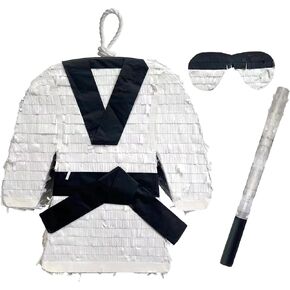20" Tall Martial Arts Pinata Karate Tae Kwon Do Birthday Party Decoration Black Belt