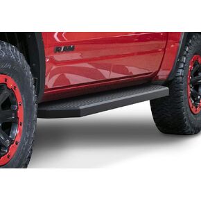 APS 6-inch Stainless Steel (Black Flat Style) Running Boards Nerf Bars Side Steps Step Rail Compatible with Ram 1500 2019-2024 Crew Cab (Will Not Fit 2018 Previous Generation Build in 19-24)