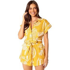 Petal & Pup Womens Georgina Tie Waist Romper