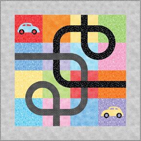 Maywood Studio Playtime Flannel Quilt Kit, Assorted