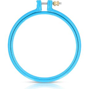 Embroidery Hoop Plastic, 5in Plastic Circle Cross Stitch Hoop Ring Embroidery Circle Embroidery Ring Cross Stitch Supplies Random Color