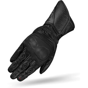 SHIMA ST-3 Motorcycle Gloves for Men - Touchscreen Summer Sport Leather Biker Riding Gloves with Protector, Reinforced Palm (White/Red, XL)