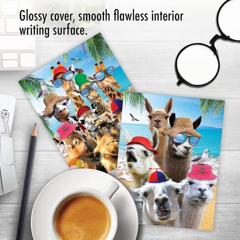 The Best Card Company - مجموعة 20 بطاقة ملاحظات فارغة متنوعة في صندوق مقاس 4 × 5.12 بوصة مع أظرف (10 تصميمات، 2 لكل واحدة) صور الحياة البرية AM10209OCB-B2x10 in Kuwait