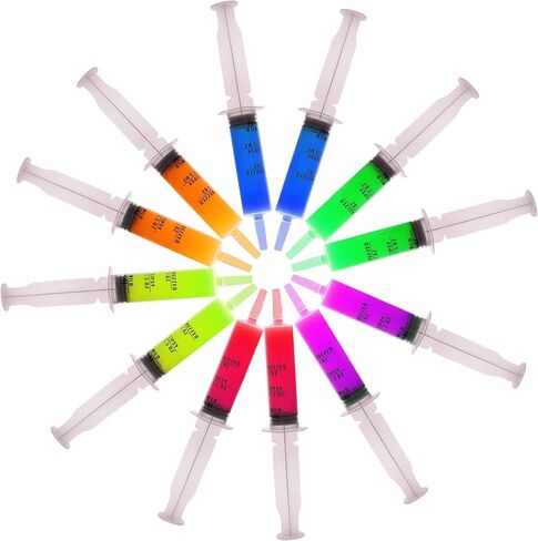 JOYIN 36 PCs 60ml Charge Plastic Syringes, 2 oz Reusable Container Tubes with Caps & Individually Wrapped; Easy-Grip Caps for Halloween Party Favor in Saudi Arabia