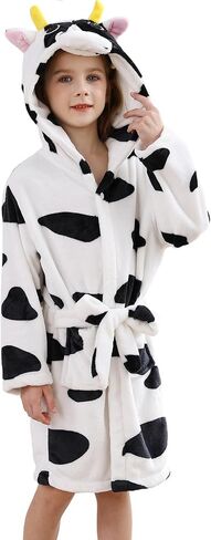 DELEY Girl's Robe Baby Boys Hoodie Robes Toddler Bathrobes for Kids Pajamas Sleepwear in Saudi Arabia
