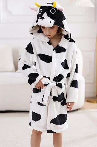 DELEY Girl's Robe Baby Boys Hoodie Robes Toddler Bathrobes for Kids Pajamas Sleepwear in Saudi Arabia