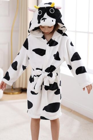 DELEY Girl's Robe Baby Boys Hoodie Robes Toddler Bathrobes for Kids Pajamas Sleepwear in Saudi Arabia