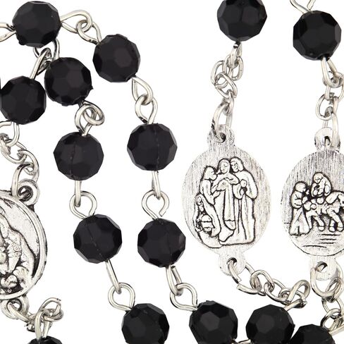 Needzo Seven Sorrows Rosary Chaplet with Prayer Card, Mother Mary Catholic Accessory, Religious Gift, 19 Inches in Saudi Arabia