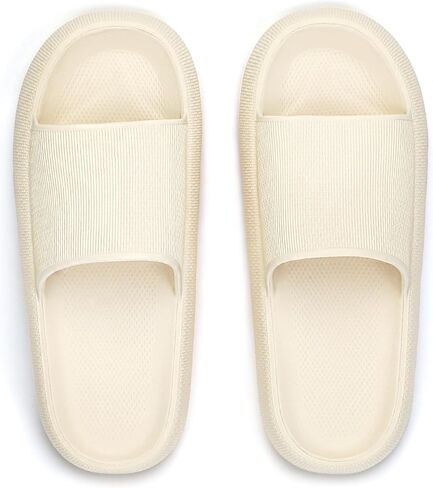 Pillow Slippers for Women,Men Quick Drying Shower Slides Sandals Non Slip Bathroom Sandal in Saudi Arabia