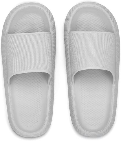 Pillow Slippers for Women,Men Quick Drying Shower Slides Sandals Non Slip Bathroom Sandal in Saudi Arabia