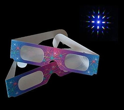 Rob's Super Happy Fun Store Fireworks Diffraction Glasses - Rave Waves and Rainbow Spectrum Variety Pack in Saudi Arabia
