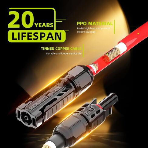 Solar Connectors for 2-3-4-6-8 Solar Panels,Tool-Free Solar Panels Connectors 10awg, Waterproof Solar Panel Splitter, 2 to 8 Y Branch Parallel Adapter for Solar Cable Extension in Saudi Arabia