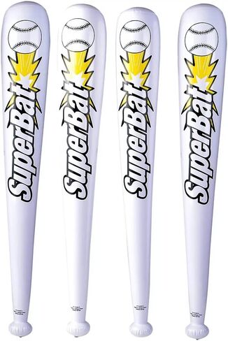 Inflatable Baseball Bats - 4 Pieces (Huge - 42 Inches) Party Favor for Kids and Adults Birthday Party, Sports Theme Activities and Good Old Fun! in Saudi Arabia