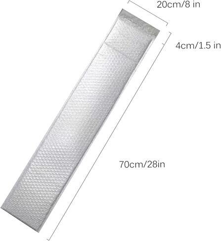 عبوات بريدية طويلة للغاية مقاس 6 × 25 بوصة، 10 عبوات، أكياس شحن مبطنة، حقيبة مظاريف كبيرة لتغليف العناصر القيمة الضيقة، مقاومة للماء in Kuwait