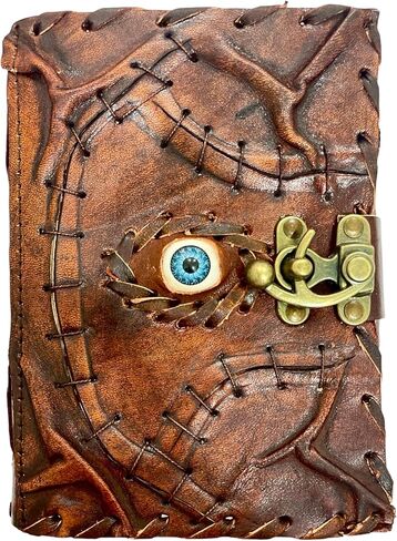 Hocus Pocus Book of Spells، كتب Grimoire Spell مع تعويذات حقيقية، دعامة ديكورات الهالوين، كتاب الظلال الإملائية، هدايا ساحرة للنساء Spellbook Leather Bound Journal، in Saudi Arabia