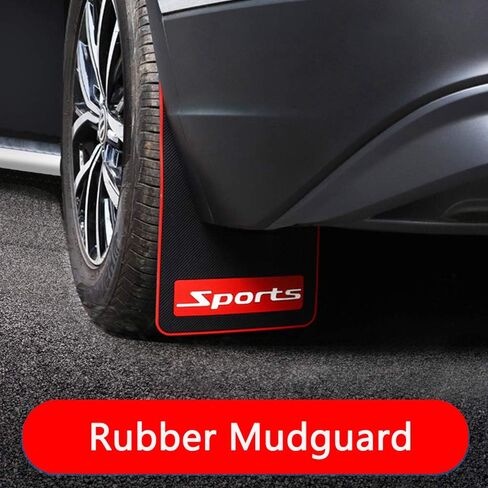 LLJSTAT Mania Car Mud Flaps Universal Fit Black Splash Guards Rubber mud Guard Universal Pickup SUV Mudguard Mud Flaps Rubber No Collision Universal Pickup SUV 2pcs/Set … (44) in Kuwait