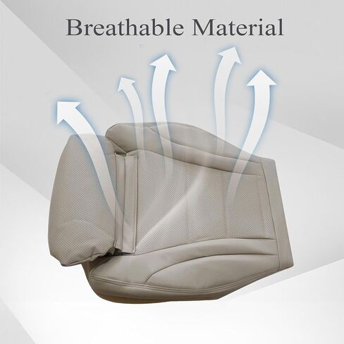 Driver Side Bottom Leather Seat Cover Tan Fit for Mercedes Benz C300 2015 2016 2017 2018 2019 2020 2021 in Saudi Arabia