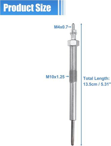 uxcell 8 Pcs Diesel Glow Plugs No.12639701 for Chevrolet Express 2500 2006-2016 for GMC Savana 2500 2006-2016 in Saudi Arabia