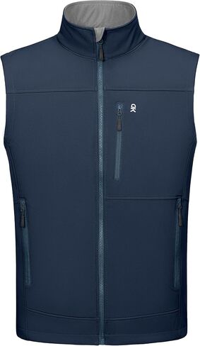 Little Donkey Andy Men's Lightweight Golf Vest Outerwear Warm Fleece Lining Sleeveless Running Casual Hiking Vests in Saudi Arabia