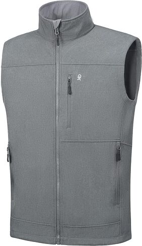 Little Donkey Andy Men's Lightweight Golf Vest Outerwear Warm Fleece Lining Sleeveless Running Casual Hiking Vests in Saudi Arabia