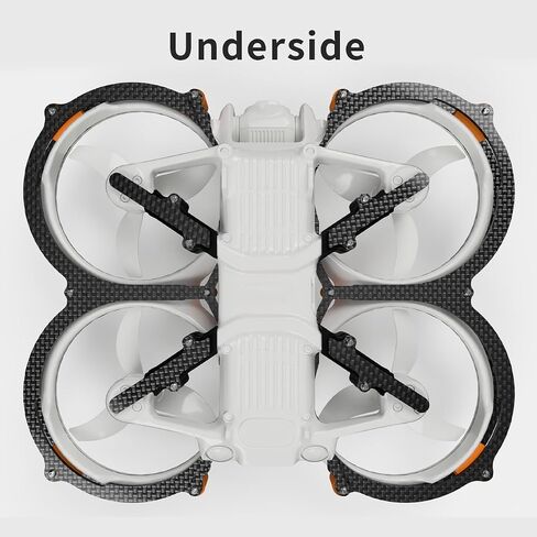 Drone Carbon Fiber Propeller Guard for DJI Avata 2, Drone Bumper Guards Prop Protection Kit for DJI Avata 2 Accessories, Drone Blade Protector (Propeller Guard) in Saudi Arabia