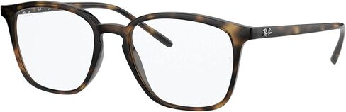 Ray-Ban Rx7185f Low Bridge Fit Square Prescription Eyeglass Frames in Saudi Arabia