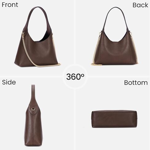 JQWSVE Shoulder Bags for Women Small Tote Purse with Cherry Bag Charm Trendy Leather Handbag Fall Purse Chain Crossbody Bag in Kuwait