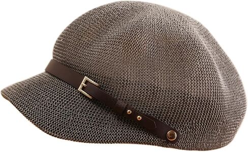 Lightweight Newsboy Cap Beret Breathable Mesh Sun Hat Beach Hats for Women in Saudi Arabia