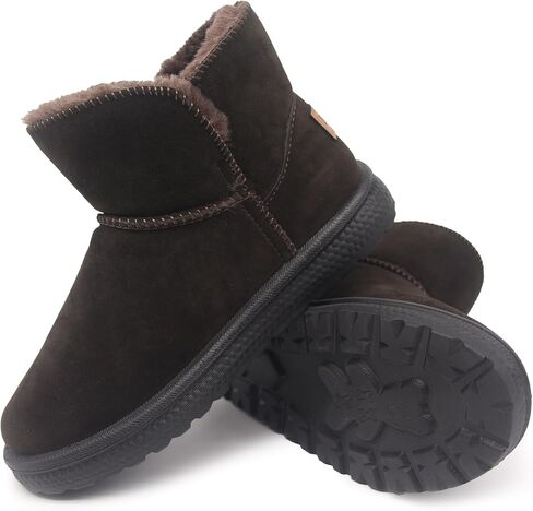 Icosilify Cosy Winter Snow Boots For Women And Men Unisex: Warm Fur Fuzzy Indoor & Outdoor Walking Womens Boots & Mens Shoes in Saudi Arabia