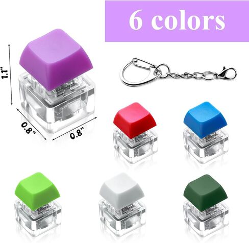 MCPINKY 6PCS Keyboard Buttons Toys, Decompression Toys Keyboard Fidget Toys for Offices Home in Kuwait