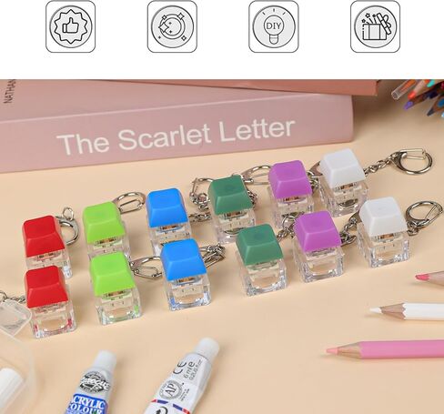 MCPINKY 6PCS Keyboard Buttons Toys, Decompression Toys Keyboard Fidget Toys for Offices Home in Kuwait