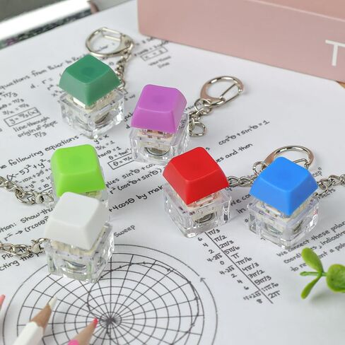 MCPINKY 6PCS Keyboard Buttons Toys, Decompression Toys Keyboard Fidget Toys for Offices Home in Kuwait