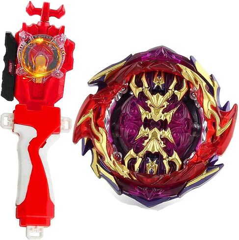 Blade Toy Set Battling Game Toys Sparking Launcher Grip Bey Battling Top Burst B-157 Booster Bigbang Genesis.0.Ym Left and Right Launcher Play Blades Game Toy Set Gifts for Boys Age 4-8-12+ in Saudi Arabia