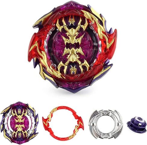 Blade Toy Set Battling Game Toys Sparking Launcher Grip Bey Battling Top Burst B-157 Booster Bigbang Genesis.0.Ym Left and Right Launcher Play Blades Game Toy Set Gifts for Boys Age 4-8-12+ in Saudi Arabia