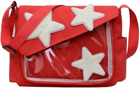 Kawaii Ita Bag,Cute Y2k Star Messenger Bag,Aesthetic Tote Shoulder Crossbody Purse For Women Girls in Saudi Arabia