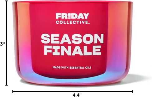 Friday Collective Day Party and Sunset Disco Candles, Citrus Scents, Made with Essential Oils, 2 Pack, 8 oz, Yellow & Orange (1744498) in Saudi Arabia
